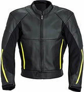 Classyak Men's Motorcycle Cow Leather Jacket